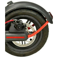 Paspirtuko Xiaomi M365 / M365 PRO galinio purvasargio laikiklis sutvirtinimas raudonas