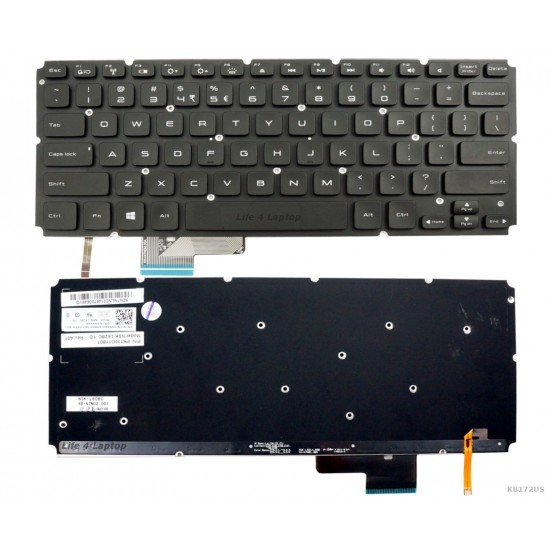 Klaviatūra Dell XPS L521x L421x US su apšvietimu