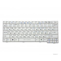 Klaviatūra Acer Aspire One D250 A110 KAV10 ZG5 RU balta Klaviatūra Acer Aspire One D250 A110 KAV10 ZG5 RU balta