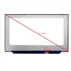 Nešiojamo kompiuterio ekranas 17.3 Full HD IPS 1920x1080 360hz 40pin edp 21mm jungtis Nešiojamo kompiuterio ekranas 17.3 Full HD IPS 1920x1080 360hz 40pin edp 21mm jungtis