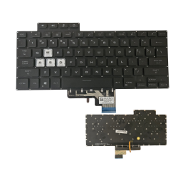 Klaviatūra Asus Tuf Dash FX516 FX516P F516 US su apšvietimu Klaviatūra Asus Tuf Dash FX516 FX516P F516 US su apšvietimu