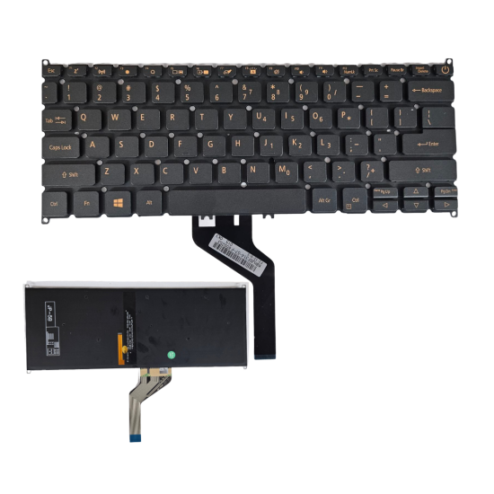 Klaviatūra Acer swift SF514-52 SF514-54 SF314-42 SF314-52 US su apšvietimu