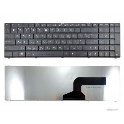 Klaviatūra Asus K52 K53 X55 A52 F75 RU be rėmelio Klaviatūra Asus K52 K53 X55 A52 F75 RU be rėmelio