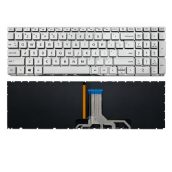 Klaviatūra HP Pavilion 15-EH 15-EG sidabrinė su apšvietimu