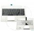 Klaviatūra Asus F501 X501 RU su balta panele