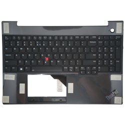 Klaviatūra Lenovo ThinkPad E16 Gen 1 5M11J05740 5M11J05736 5M11J05737 US su korpusu ir apšvietimu