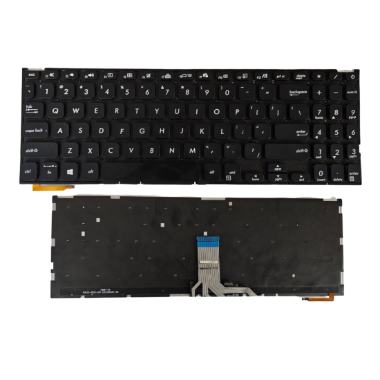 Klaviatūra Asus X515 X515J X515DA X515UA X515EA US su apšvietimu