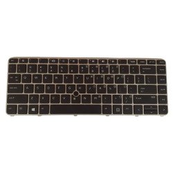 Klaviatūra HP Elitebook 745 G3 745 G4 840 G3 840 G4 US su sidabriniu rėmeliu Klaviatūra HP Elitebook 745 G3 745 G4 840 G3 840 G4 US su sidabriniu rėmeliu