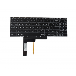 Klaviatūra MSI GL76 GL66 GF76 GF66 US su spalvotu apšvietimu Klaviatūra MSI GL76 GL66 GF76 GF66 US su spalvotu apšvietimu