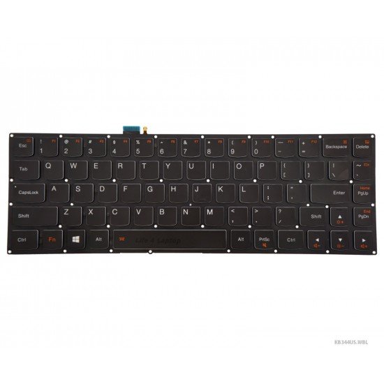 Klaviatūra Lenovo Yoga 3 PRO-1370 US su apšvietimu