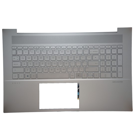 Klaviatūra HP Envy 17-CH 17-CK M45795-031 M51927-031 UK su korpusu ir apšvietimu