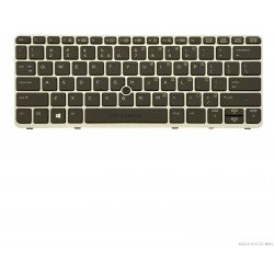 HP Elitebook 720 G1 720 G2 820 G1 820 G2 US su sidabriniu rėmeliu su apšvietimu HP Elitebook 720 G1 720 G2 820 G1 820 G2 US su sidabriniu rėmeliu su apšvietimu