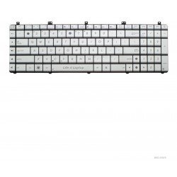 Klaviatūra Asus N55 N75 US sidabrinė