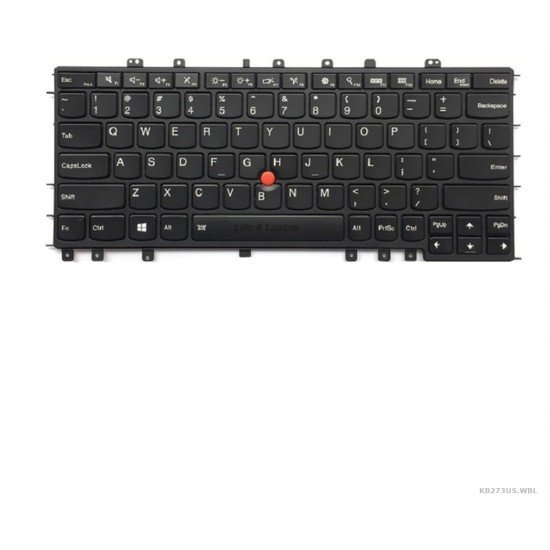 Klaviatūra Lenovo Yoga 12 S1 S240 US su apšvietimu