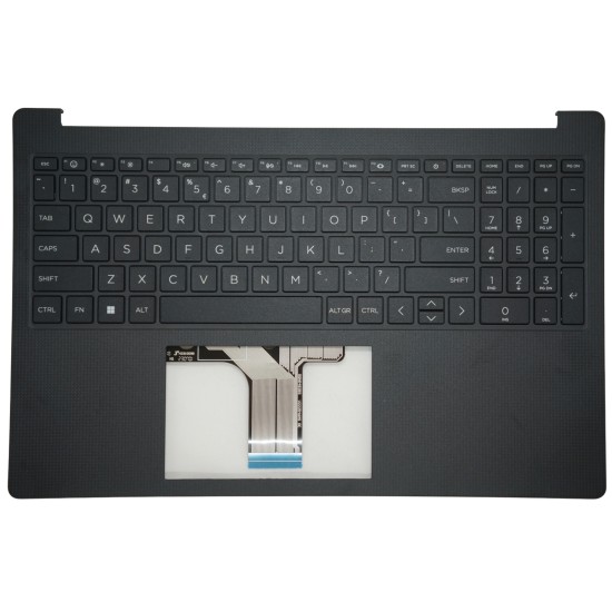 Klaviatūra HP Notebook 15-FC 15-FD N36754-B31 US su korpusu