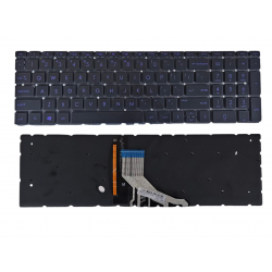 Klaviatūra HP Pavilion 15-CX 15-DS 250 G7 US violetinės raidės baltas apšvietimas Klaviatūra HP Pavilion 15-CX 15-DS 250 G7 US violetinės raidės baltas apšvietimas