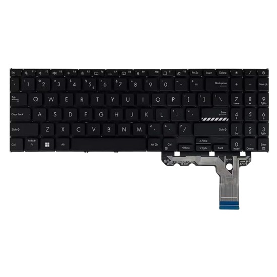 Klaviatūra Asus K3605ZV K3605VC K3504 M3504 S3504 E1504 M3605 US su apšvietimu