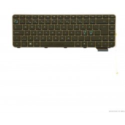 Klaviatūra HP Envy 14-1000 14-2000 US su sidabriniu rėmeliu ir apšvietimu