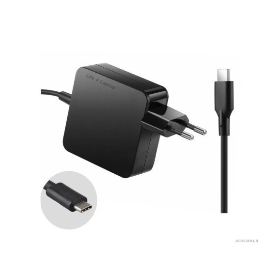 Pakrovėjas USB Type C  tinka iki 65W 20V juodas