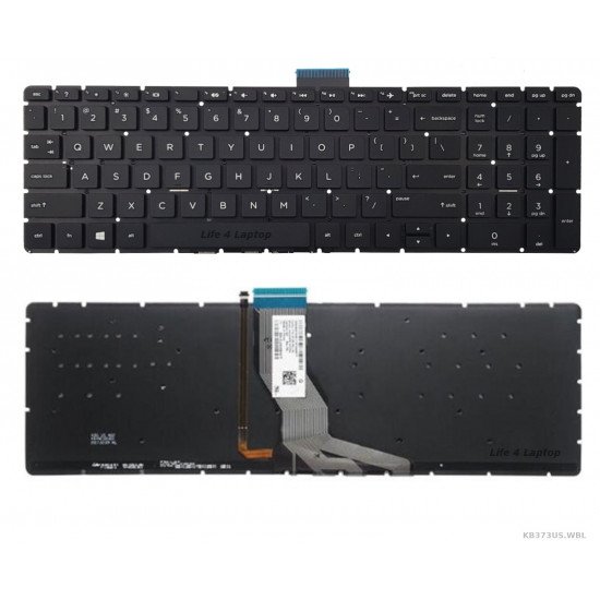 HP Pavilion 15-CC Klaviatūra US Juoda HP Pavilion 15-CC Klaviatūra US Juoda
