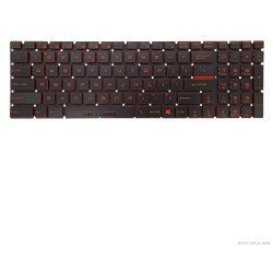 Klaviatūra MSI GE62 GE72 GP62 GP72 GT72 US su raudonu apšvietimu