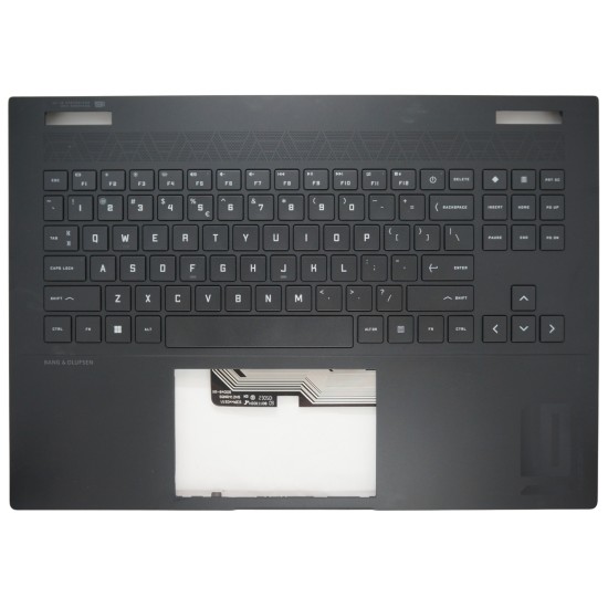Klaviatūra HP OMEN 16-XD 16-WD N45350-B31 N50597-B31 US su korpusu ir apšvietimu Klaviatūra HP OMEN 16-XD 16-WD N45350-B31 N50597-B31 US su korpusu ir apšvietimu