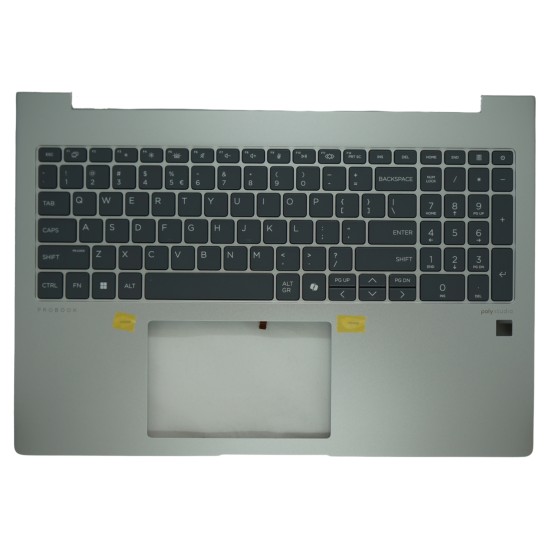 Klaviatūra HP ProBook 460 G11 N98507-B31 US su korpusu ir apšvietimu Klaviatūra HP ProBook 460 G11 N98507-B31 US su korpusu ir apšvietimu