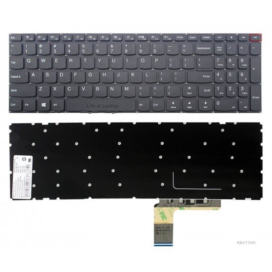 Klaviatūra Lenovo V110-15 V310-15 V510-15 US