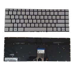 Klaviatūra HP Pavilion 13-AN Envy 13-AN 13-AQ 13-AG 13-AH US sidabrinė su apšvietimu Klaviatūra HP Pavilion 13-AN Envy 13-AN 13-AQ 13-AG 13-AH US sidabrinė su apšvietimu