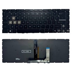 Klaviatūra MSI MS-16R8 MS-16RK US su apšvietimu