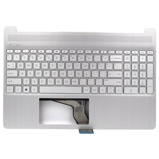 Klaviatūra HP Notebook 15S-EQ 15S-FQ 15-EQ M17184-B31 M17578-B31 US su korpusu Klaviatūra HP Notebook 15S-EQ 15S-FQ 15-EQ M17184-B31 M17578-B31 US su korpusu