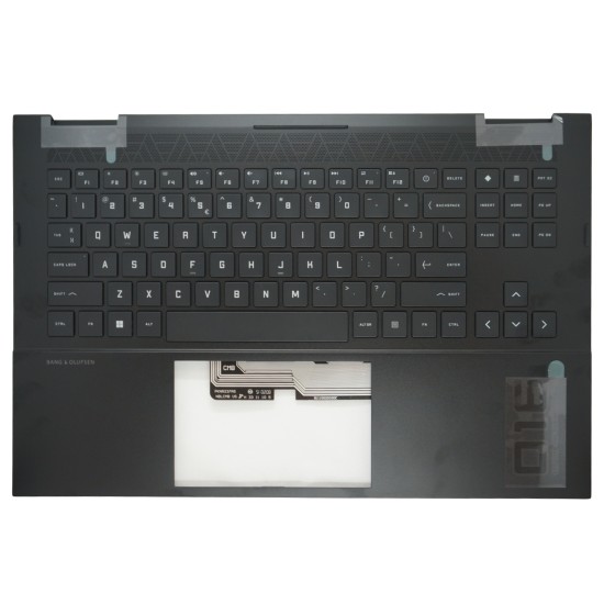 Klaviatūra HP OMEN 16-B M62260-B31 M75549-B31 US su korpusu ir spalvotu apšvietimu Klaviatūra HP OMEN 16-B M62260-B31 M75549-B31 US su korpusu ir spalvotu apšvietimu