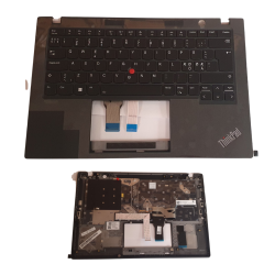 Klaviatūra Lenovo ThinkPad T14s Gen 2 NOR su apšvietimu ir korpusu Klaviatūra Lenovo ThinkPad T14s Gen 2 NOR su apšvietimu ir korpusu