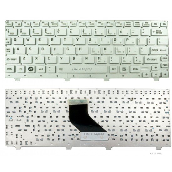 Klaviatūra Toshiba T100 US sidabrinė