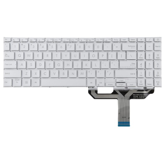Klaviatūra Asus X1502VA X1502ZA X1603ZA M1503Q M1503Z X1605V M1502I M1603Q US sidabrinė su apšvietimu Klaviatūra Asus X1502VA X1502ZA X1603ZA M1503Q M1503Z X1605V M1502I M1603Q US sidabrinė su apšvietimu