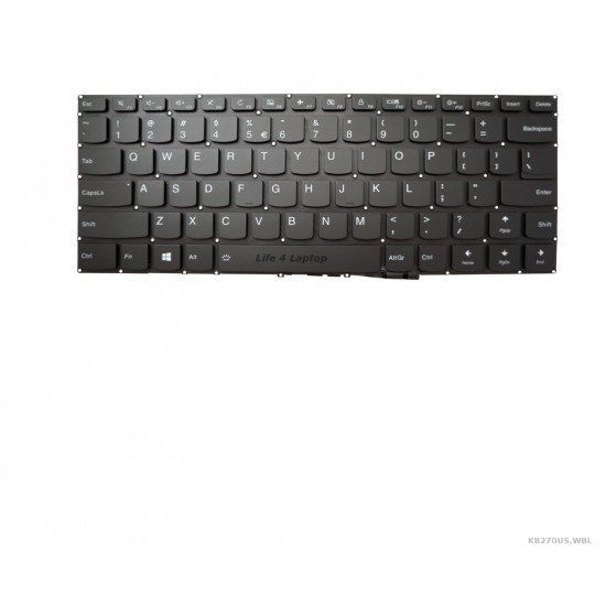 Klaviatūra Lenovo Yoga 510-14 710-14 710-15 310-14 510-14 US su apšvietimu