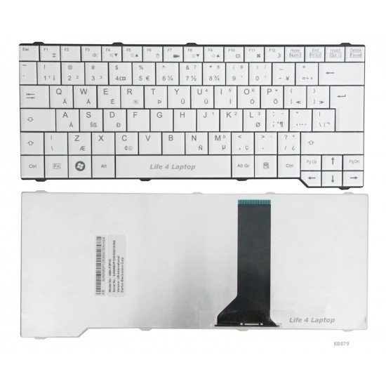 Klaviatūra Fujitsu D9510 US balta