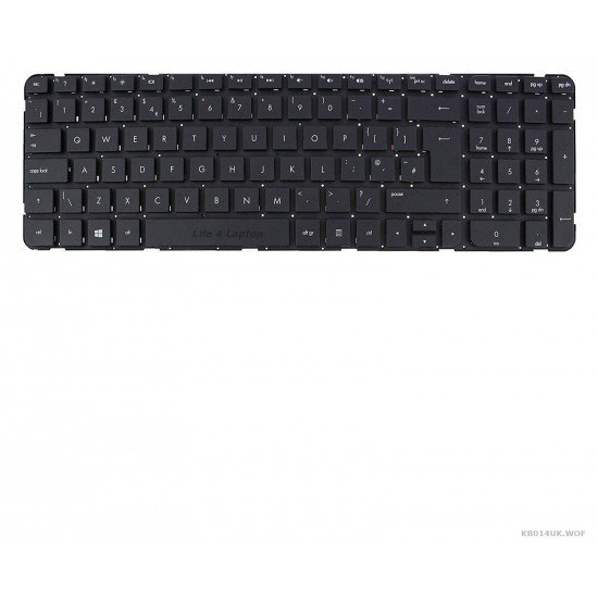 Klaviatūra HP Pavilion G6-2000 G6-3000 UK su rėmeliu