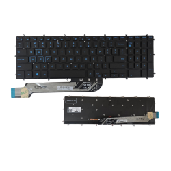 Klaviatūra Dell Inspiron 5565 Vostro 5568 G3 3379 G5 5590 G7 7790 US mėlynu apšvietimu Klaviatūra Dell Inspiron 5565 Vostro 5568 G3 3379 G5 5590 G7 7790 US mėlynu apšvietimu