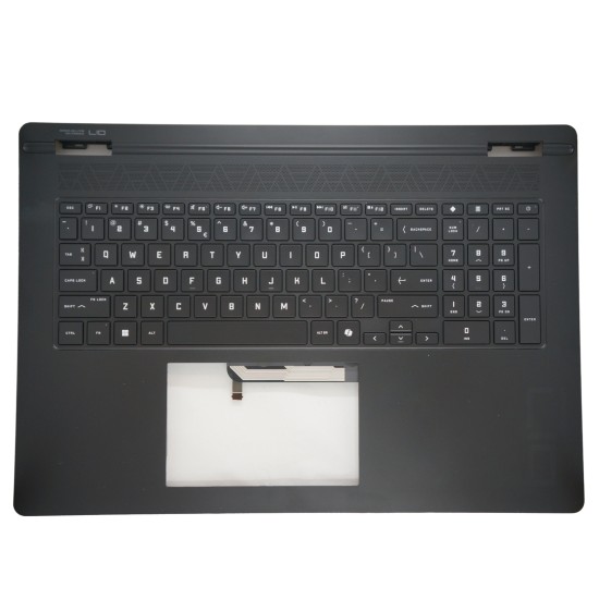 Klaviatūra HP Omen Gaming 17-DB0000 N96196-B31 su korpusu ir apšvietimu Klaviatūra HP Omen Gaming 17-DB0000 N96196-B31 su korpusu ir apšvietimu