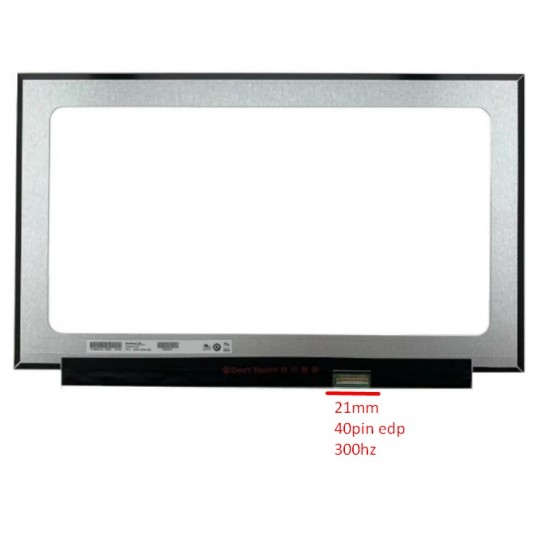 Nešiojamo kompiuterio ekranas 17.3 Full HD IPS 1920x1080 300hz 40pin edp 21mm jungtis