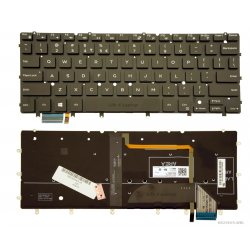 Klaviatūra Dell Inspiron 7348 7347 7359 XPS 13 9350 9360 13'' 27cm US su apšvietimu Klaviatūra Dell Inspiron 7348 7347 7359 XPS 13 9350 9360 13'' 27cm US su apšvietimu
