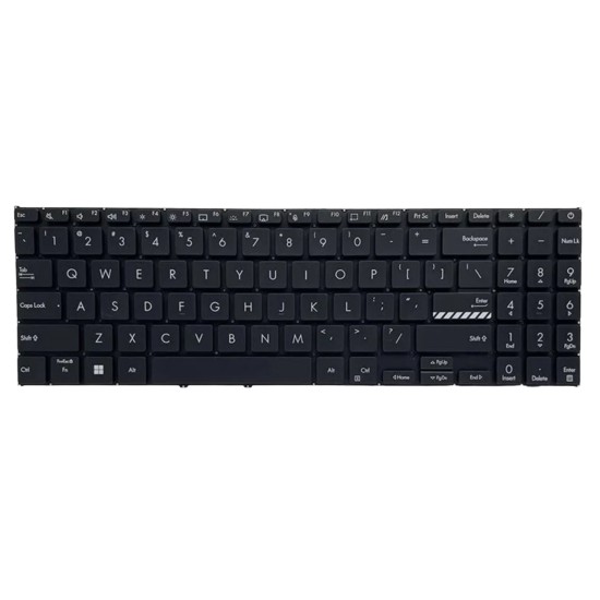 Klaviatūra Asus K3605ZV K3605VC K3504 M3504 S3504 E1504 M3605 US su apšvietimu Klaviatūra Asus K3605ZV K3605VC K3504 M3504 S3504 E1504 M3605 US su apšvietimu
