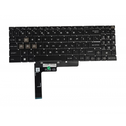 Klaviatūra MSI MS-1585 MS1583 Katana A15 AI A8VE Sword A11SC US su spalvotu apšvietimu Klaviatūra MSI MS-1585 MS1583 Katana A15 AI A8VE Sword A11SC US su spalvotu apšvietimu