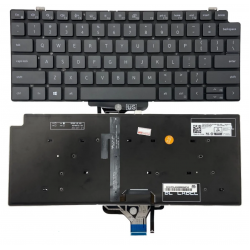 Klaviatūra Dell Latitude 7310 US su apšvietimu Klaviatūra Dell Latitude 7310 US su apšvietimu