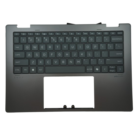 Klaviatūra HP Envy X360 14-FA N91051-B31 N95250-B31 US su korpusu ir apšvietimu Klaviatūra HP Envy X360 14-FA N91051-B31 N95250-B31 US su korpusu ir apšvietimu