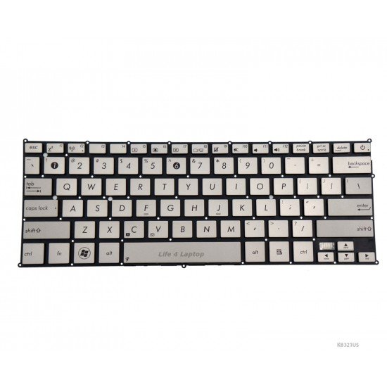 Klaviatūra Asus UX21E US sidabrinė