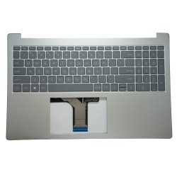 Klaviatūra HP Notebook 15-fc 15-fd N36752-B31 N40796-B31 US su korpusu