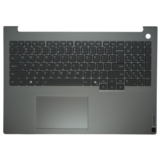 Klaviatūra Lenovo Thinkbook 16 G7 ARP 5CB1P31107 US su korpusu ir apšvietimu Klaviatūra Lenovo Thinkbook 16 G7 ARP 5CB1P31107 US su korpusu ir apšvietimu