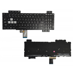 Klaviatūra Asus Rog Strix Scar GL504 GL504G US su spalvotu apšvietimu Klaviatūra Asus Rog Strix Scar GL504 GL504G US su spalvotu apšvietimu